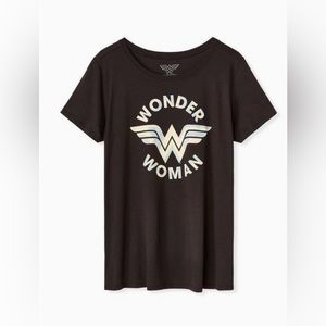 Torrid - Wonder Woman Tee, Vintage Black Size 4